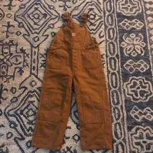 EUC 4T boys Carhartt overalls.